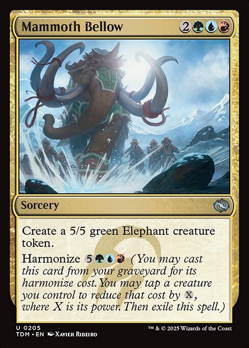 Mammoth Bellow — Front
