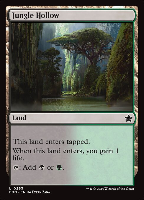 Jungle Hollow — Front