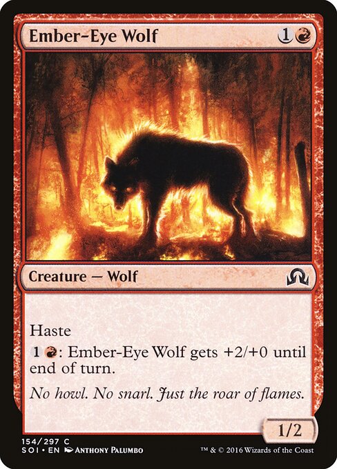 Ember-Eye Wolf — Front
