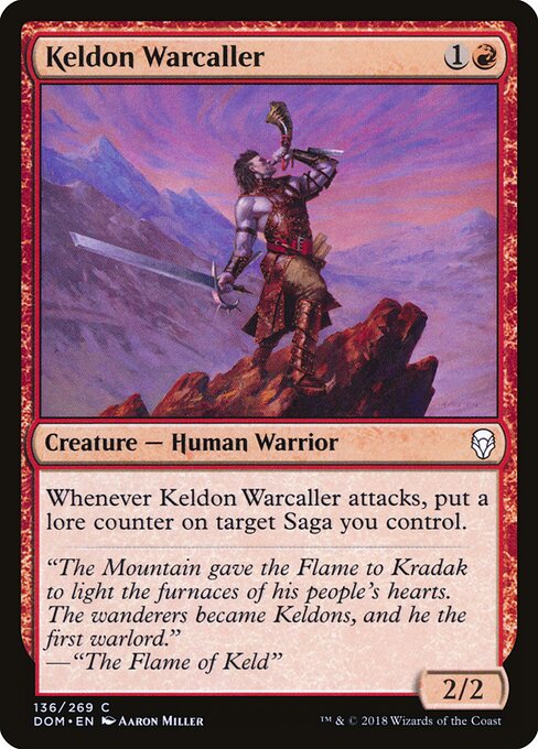 Keldon Warcaller — Front
