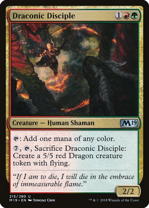 Draconic Disciple — Front