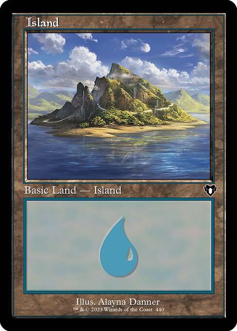 Island (440) (Retro Frame) — Front