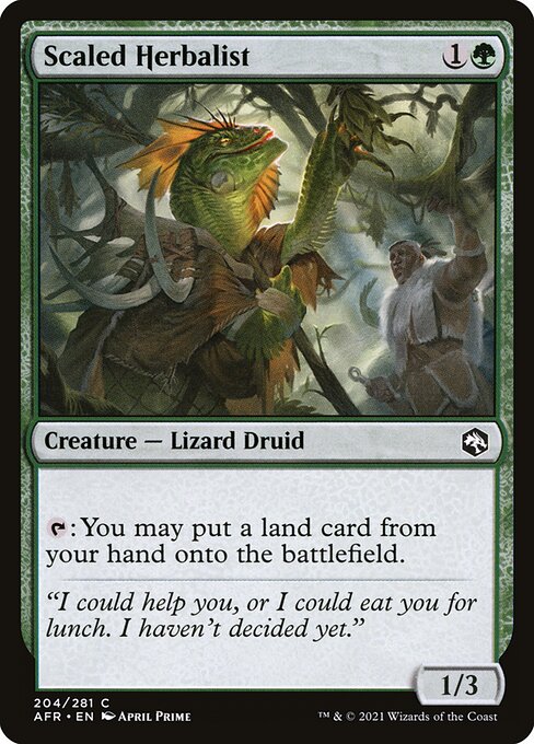 Scaled Herbalist — Front