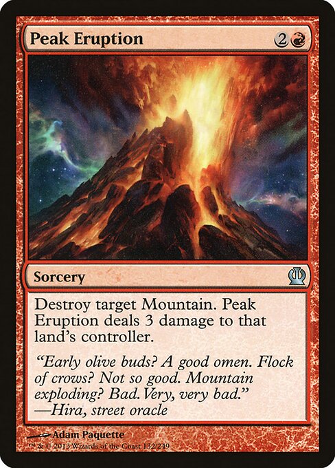 Peak Eruption — Front