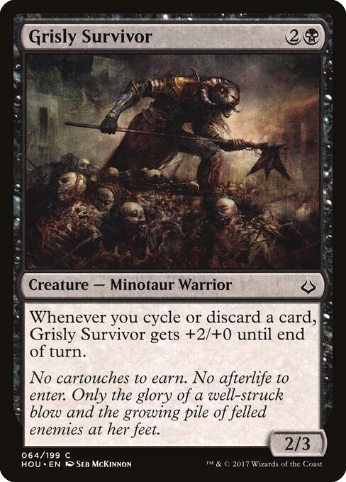 Grisly Survivor — Front