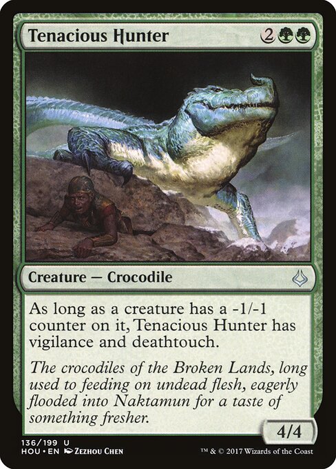 Tenacious Hunter — Front