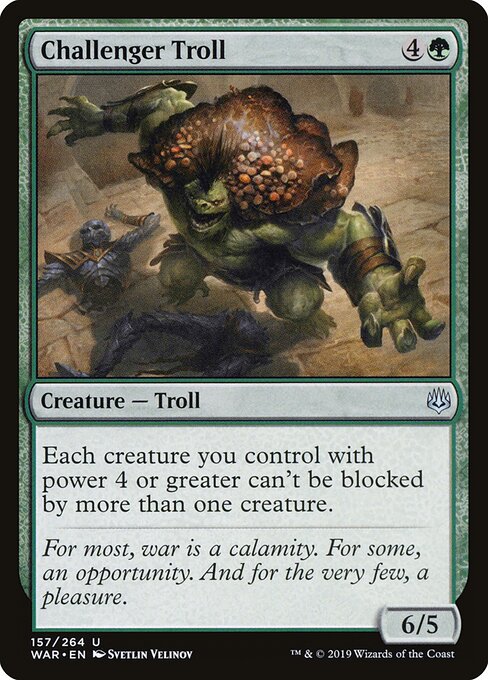 Challenger Troll — Front
