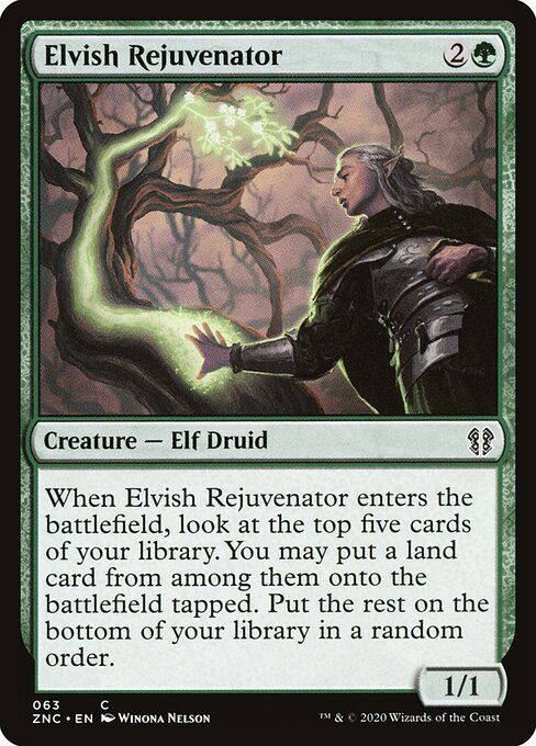 Elvish Rejuvenator — Front