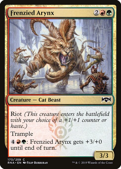 Frenzied Arynx — Front