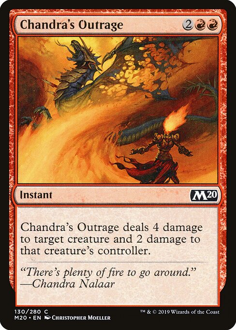 Chandra's Outrage — Front