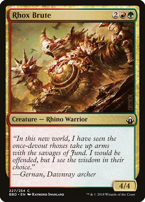 Rhox Brute — Front