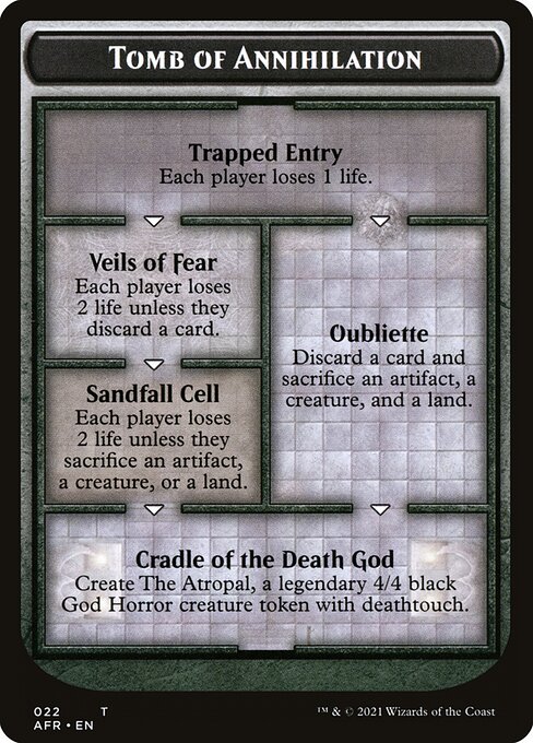 Tomb of Annihilation // The Atropal Double-Sided Token