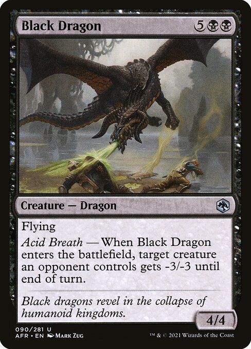 Black Dragon — Front