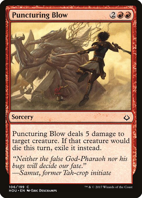 Puncturing Blow — Front