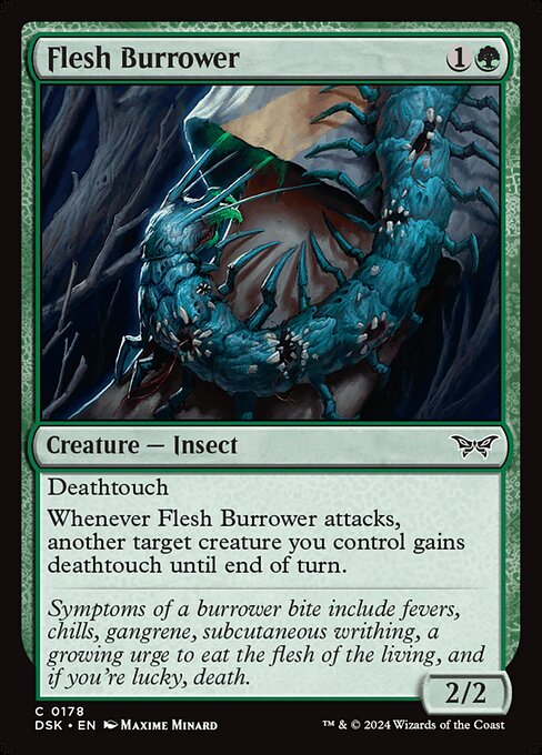 Flesh Burrower — Front