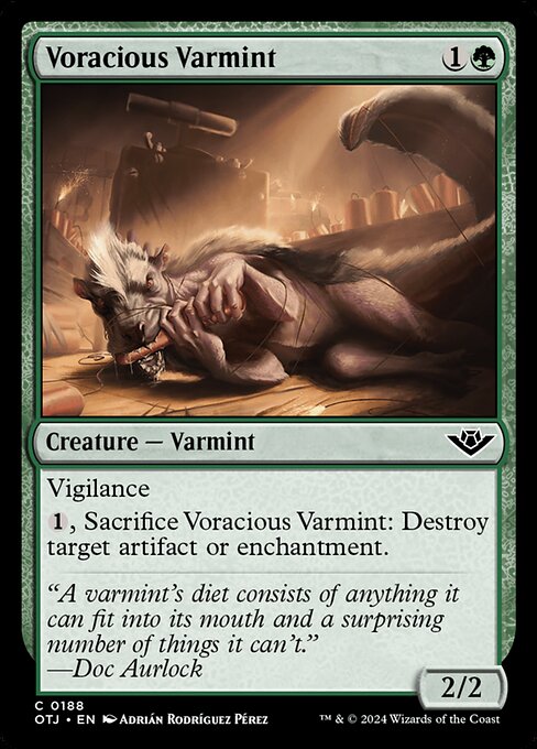 Voracious Varmint — Front