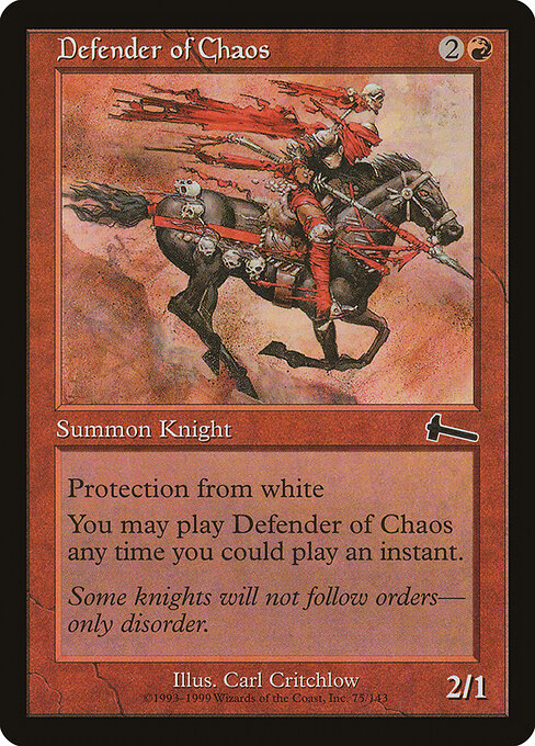 Defender of Chaos — Front