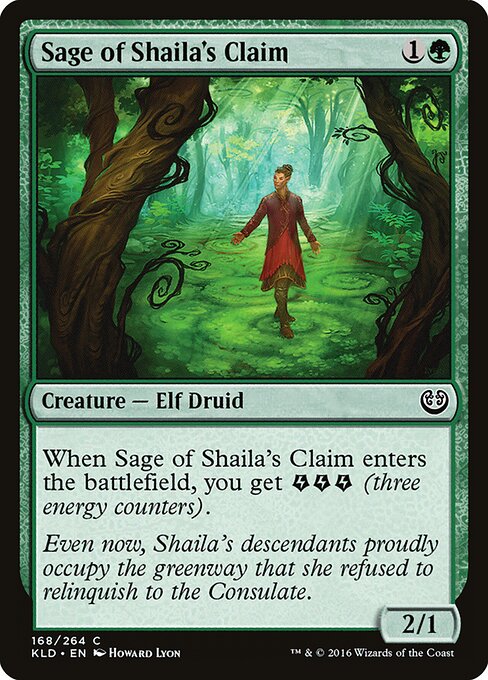 Sage of Shaila's Claim — Front