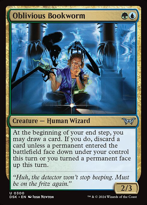 Oblivious Bookworm (0300) — Front
