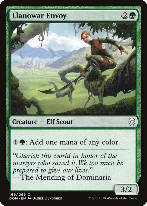 Llanowar Envoy — Front