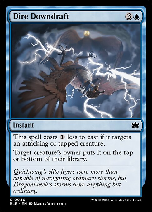 Dire Downdraft — Front