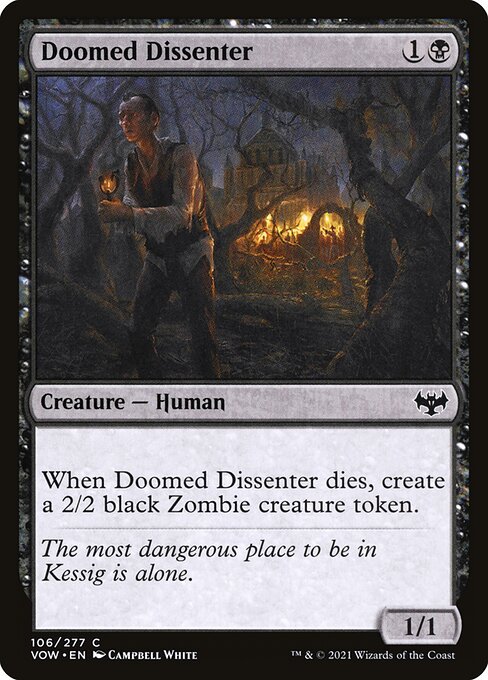Doomed Dissenter — Front