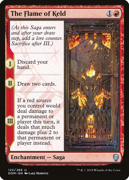 The Flame of Keld — Front