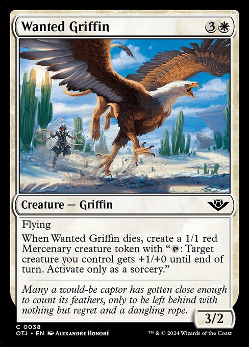 Wanted Griffin — Front