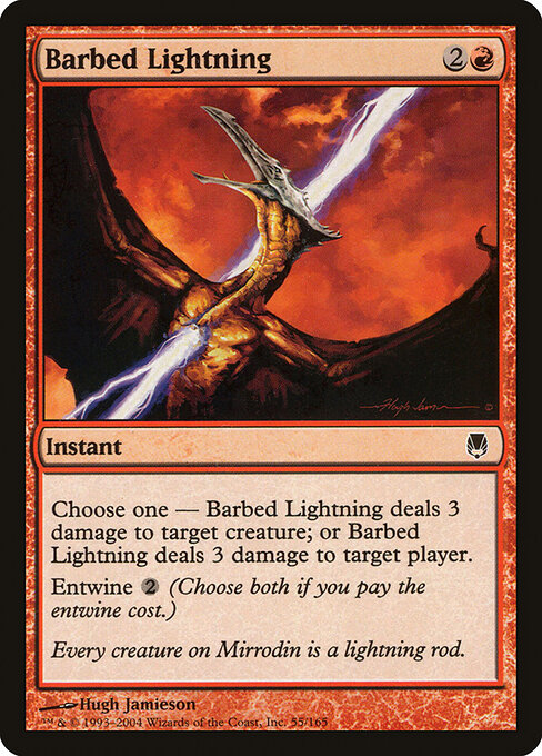 Barbed Lightning — Front