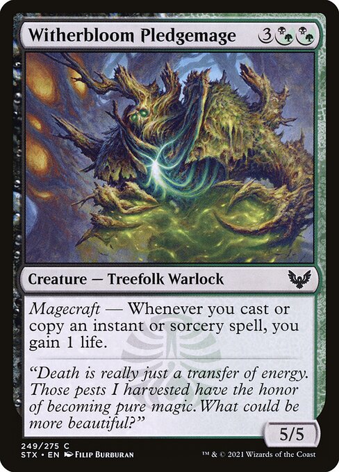 Witherbloom Pledgemage — Front