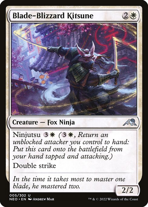 Blade-Blizzard Kitsune — Front