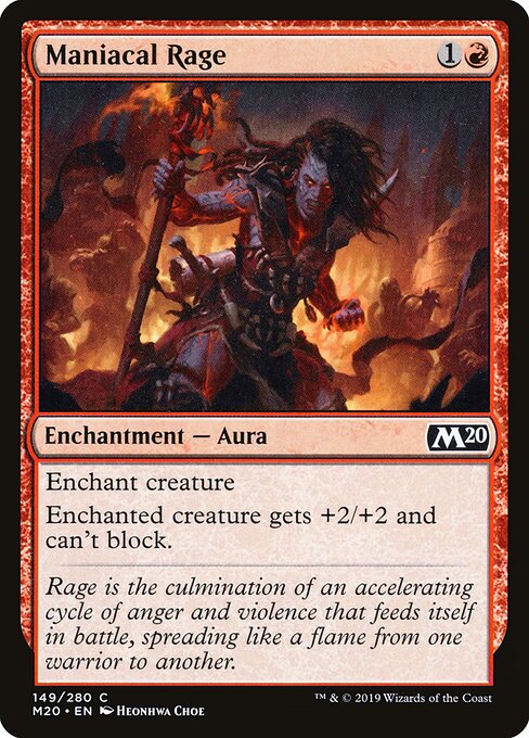 Maniacal Rage — Front
