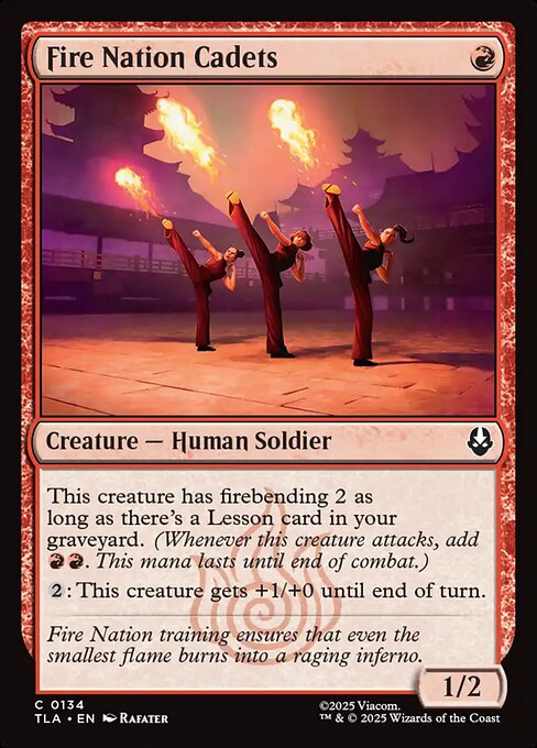Fire Nation Cadets — Front