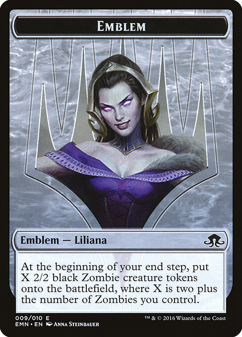 Emblem - Liliana, the Last Hope — Front