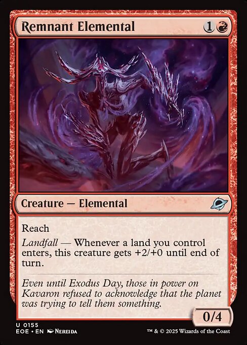 Remnant Elemental — Front