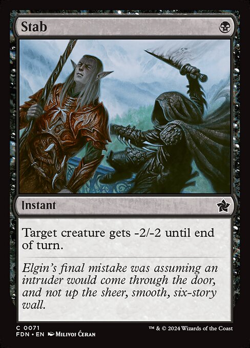 Stab — Front