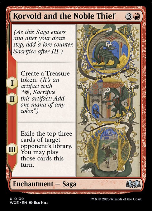 Korvold and the Noble Thief — Front
