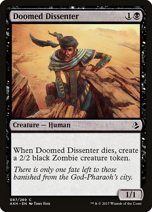Doomed Dissenter — Front
