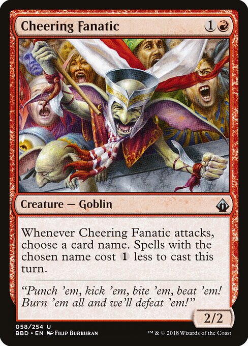 Cheering Fanatic — Front