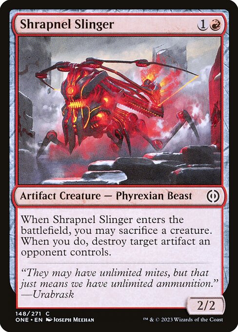 Shrapnel Slinger — Front