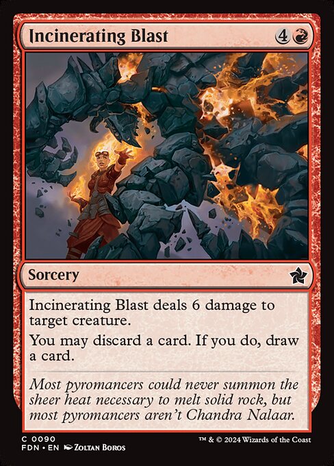 Incinerating Blast — Front