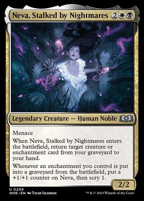 Neva, Stalked by Nightmares — Front