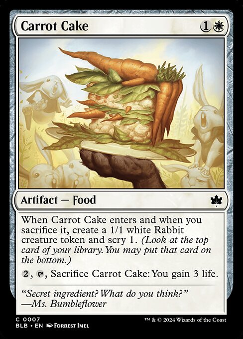 Carrot Cake — Front