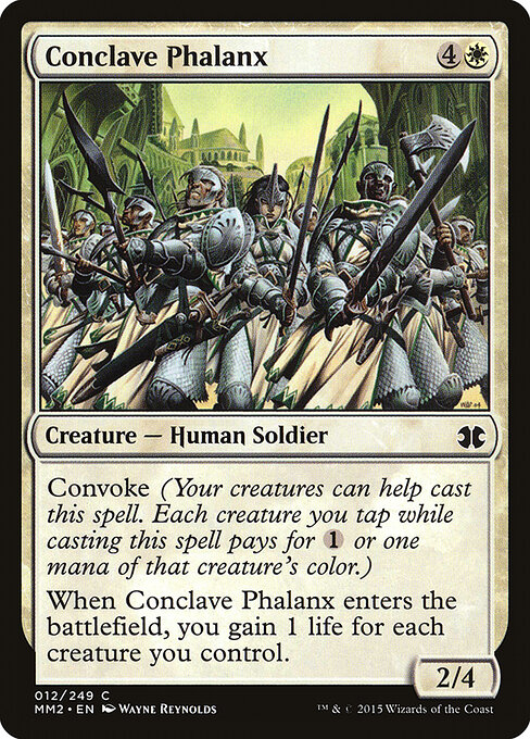 Conclave Phalanx — Front