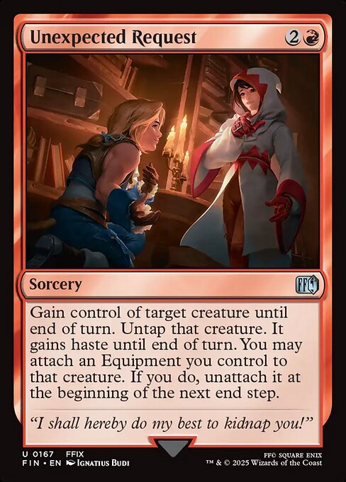 Unexpected Request — Front