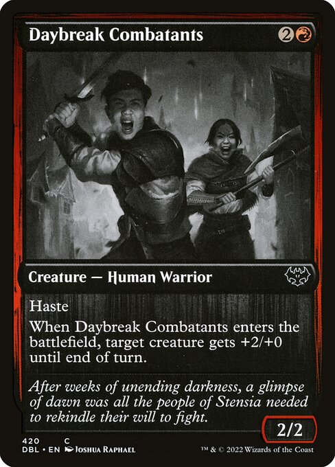 Daybreak Combatants — Front