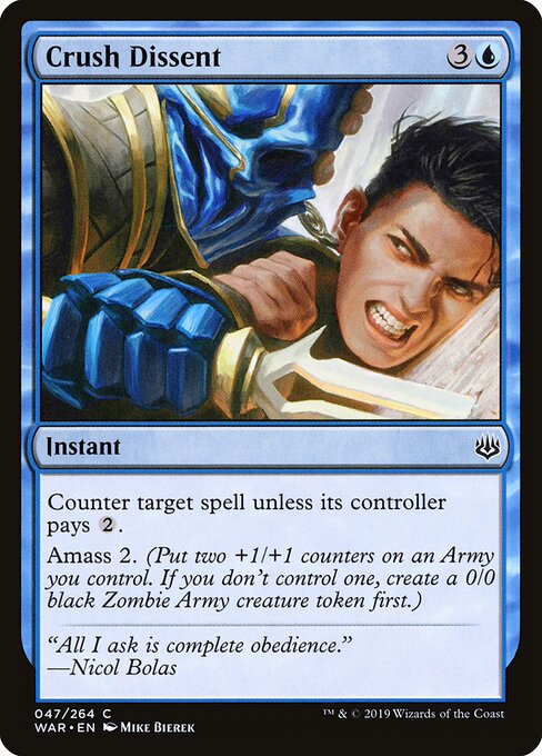 Crush Dissent — Front