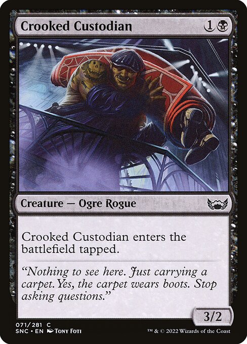 Crooked Custodian — Front