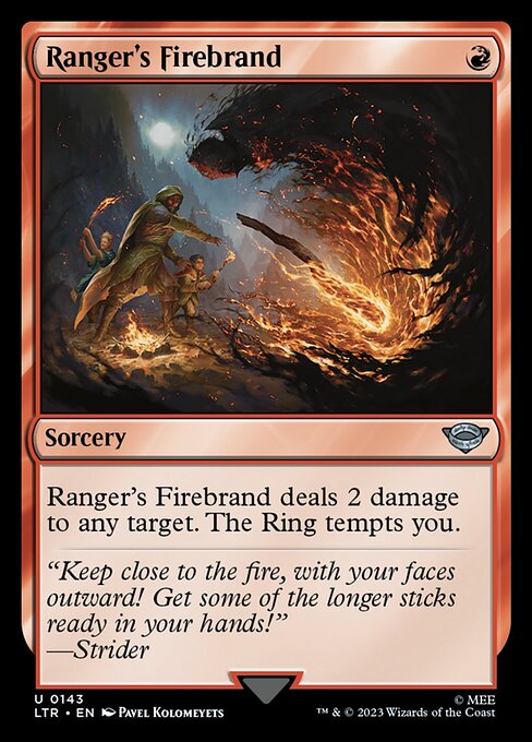 Ranger's Firebrand — Front