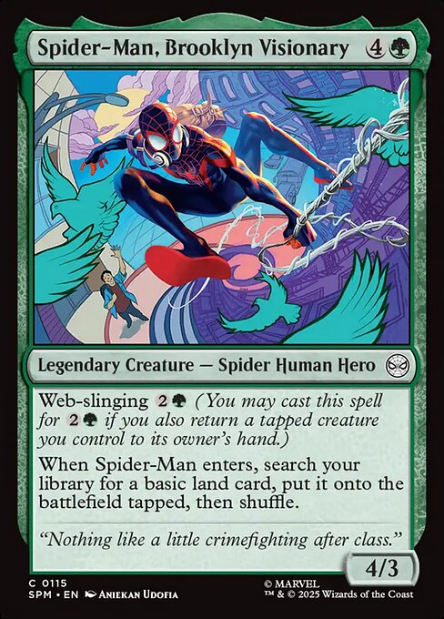 Spider-Man, Brooklyn Visionary — Front